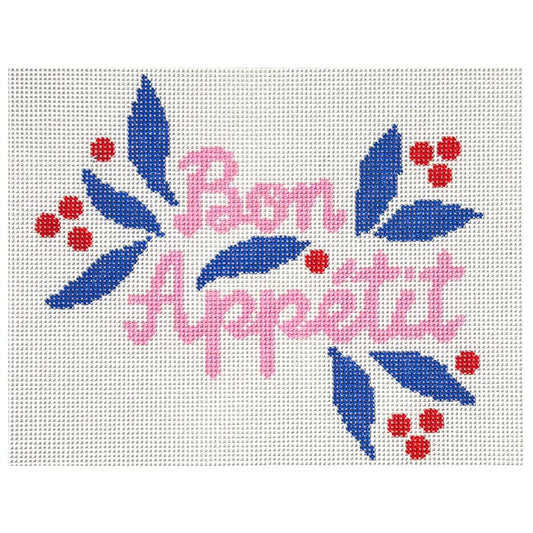 Bon Appetit Sign Painted Canvas Mopsey Designs 