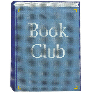Book Club Book Painted Canvas The Gingham Stitchery 
