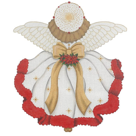 Bouquet Angel Front & Back Painted Canvas Melissa Shirley Designs 