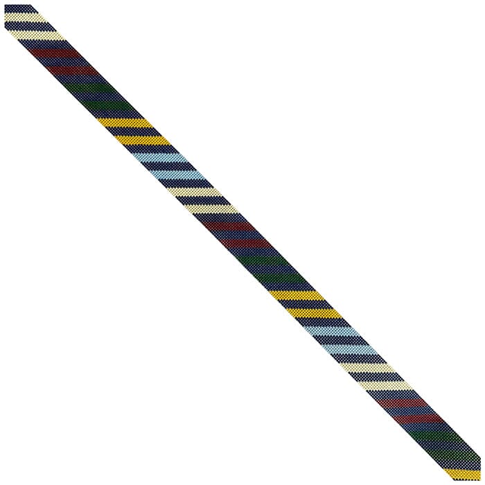 Bow Tie Striped Belt Printed Canvas Prepsetter  - 1