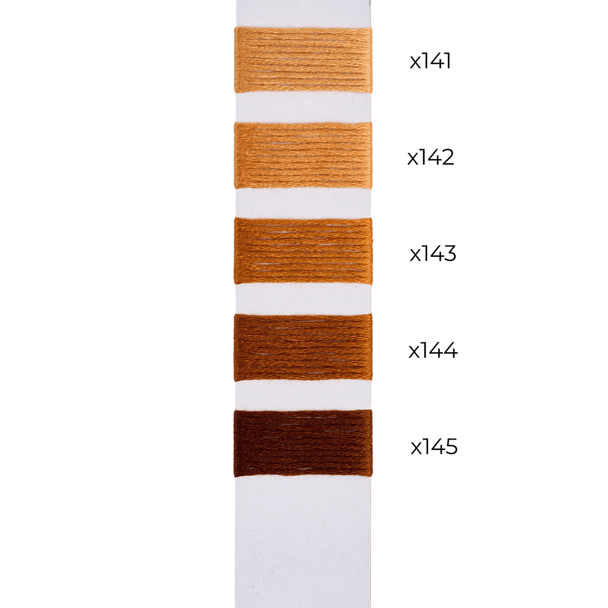 Bradley Silk   Autumn Gold Color Family Silk Thread Bradley Threads  - 1