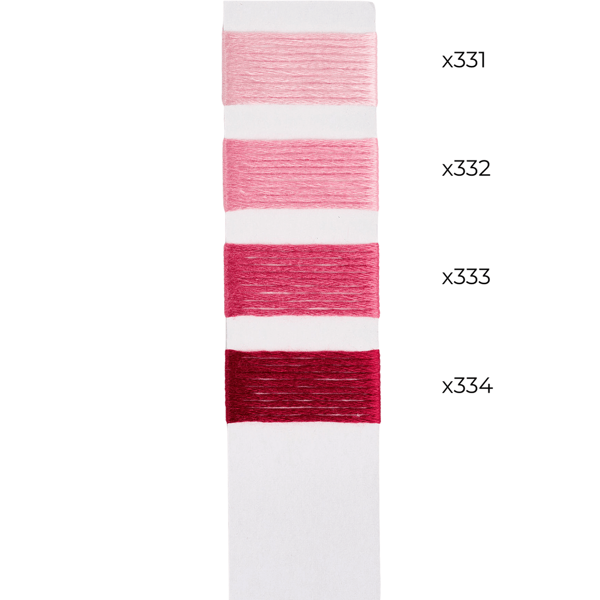 Bradley Silk   Carnation Color Family Silk Thread Bradley Threads  - 1