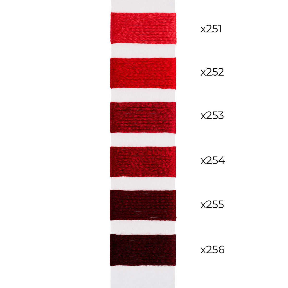 Bradley Silk   Christmas Red Color Family Silk Thread Bradley Threads  - 1