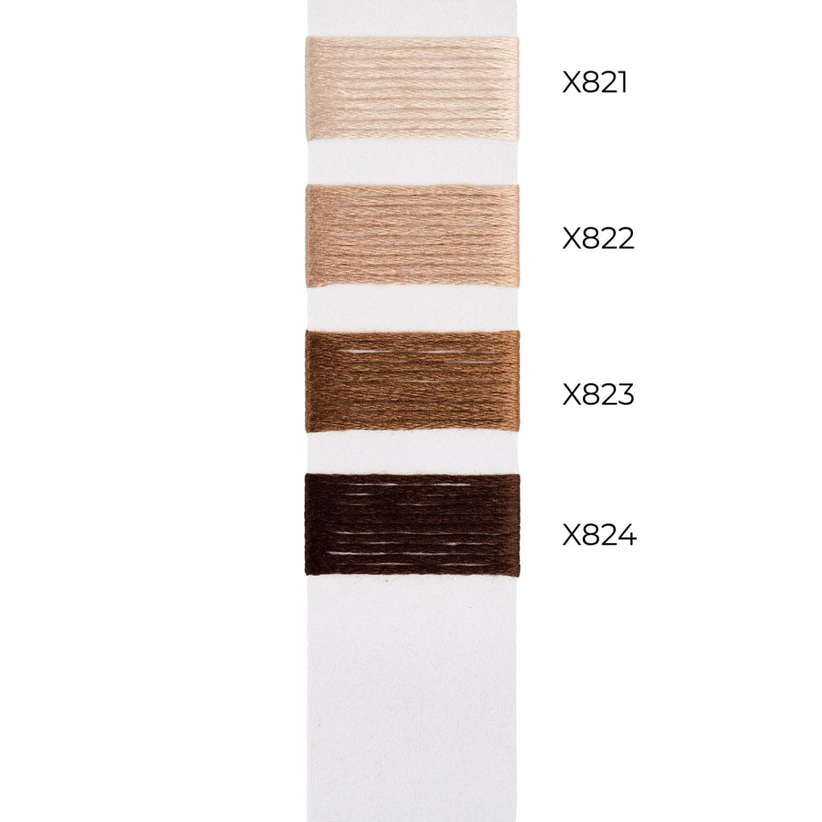 Bradley Silk   Coffee Bean Color Family Silk Thread Bradley Threads  - 1