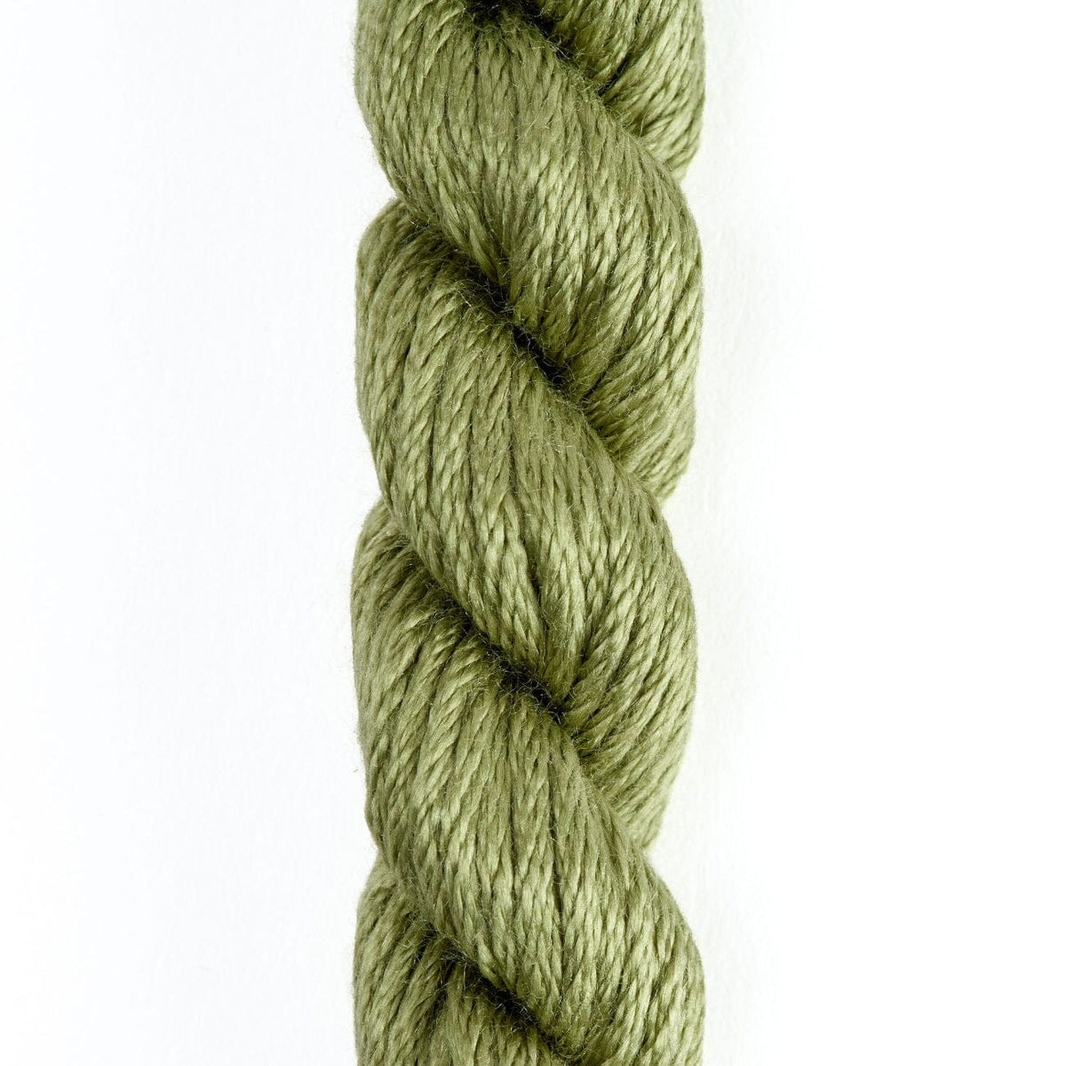 Bradley Silk   Fern Green Color Family Silk Thread Bradley Threads #741  - 1