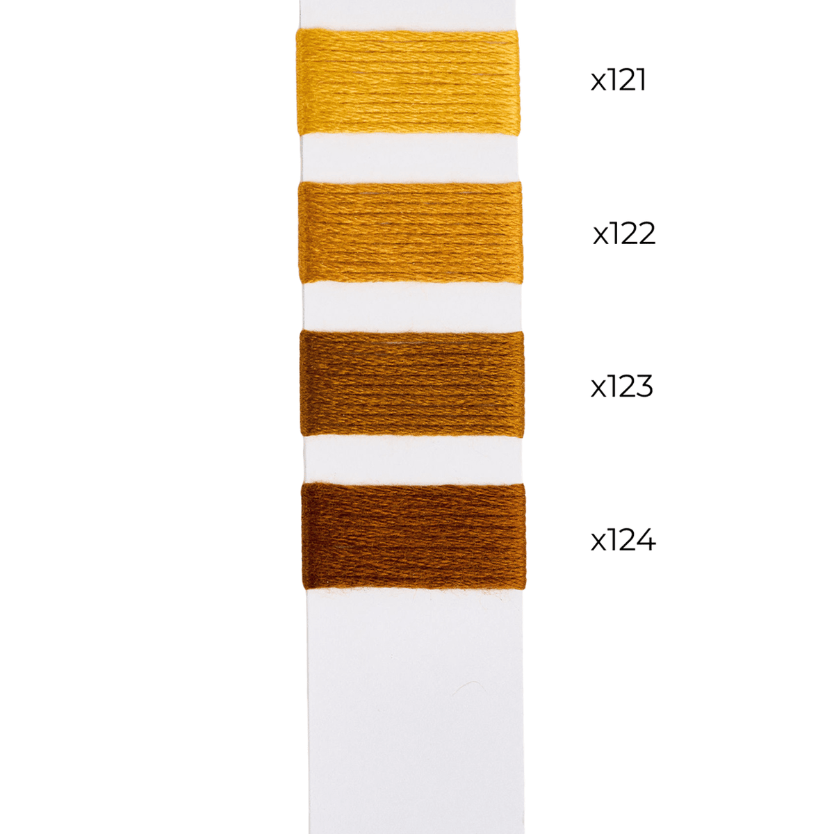 Bradley Silk   Mustard Color Family Bradley Threads  - 1