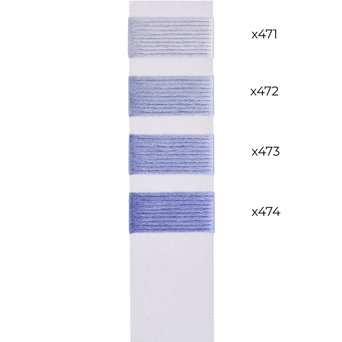 Bradley Silk   Periwinkle Color Family Silk Thread Bradley Threads  - 1