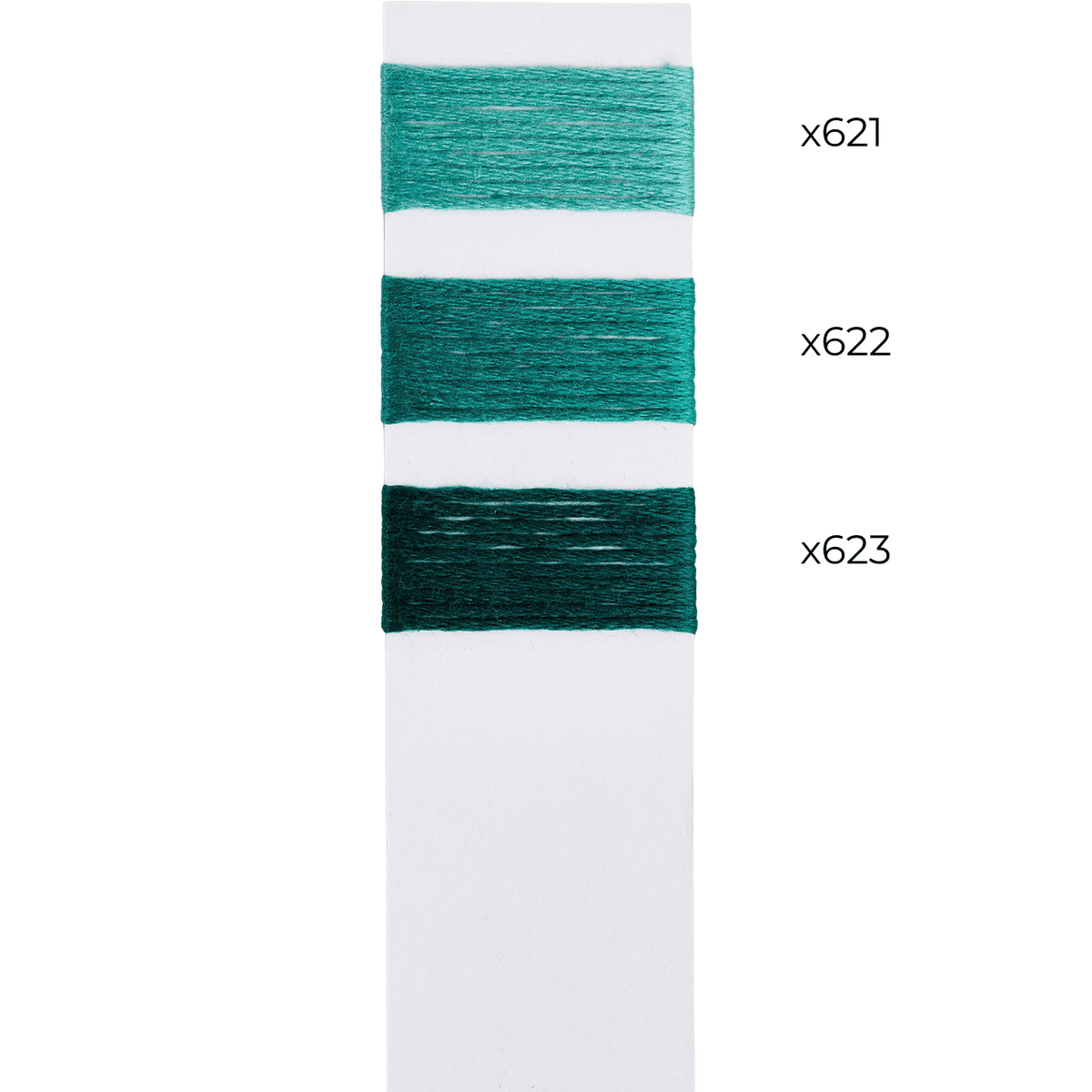 Bradley Silk   Teal Color Family Silk Thread Bradley Threads  - 1