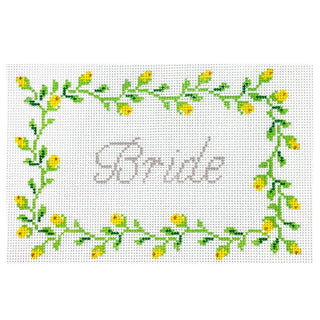 Bride Sign   Wedding Collection Painted Canvas Le Point Studio 
