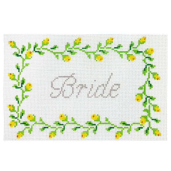 Bride Sign   Wedding Collection Painted Canvas Le Point Studio 
