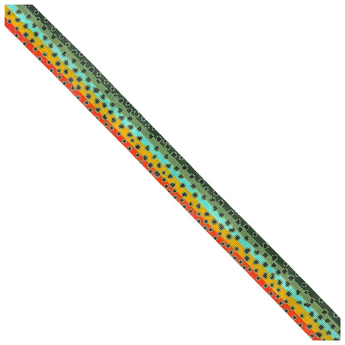 Brown Trout Belt Painted Canvas The Gingham Stitchery  - 1
