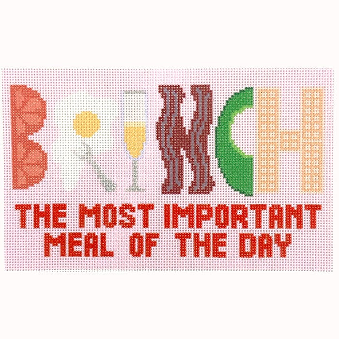 Brunch Clutch Insert Painted Canvas KCN Designers 
