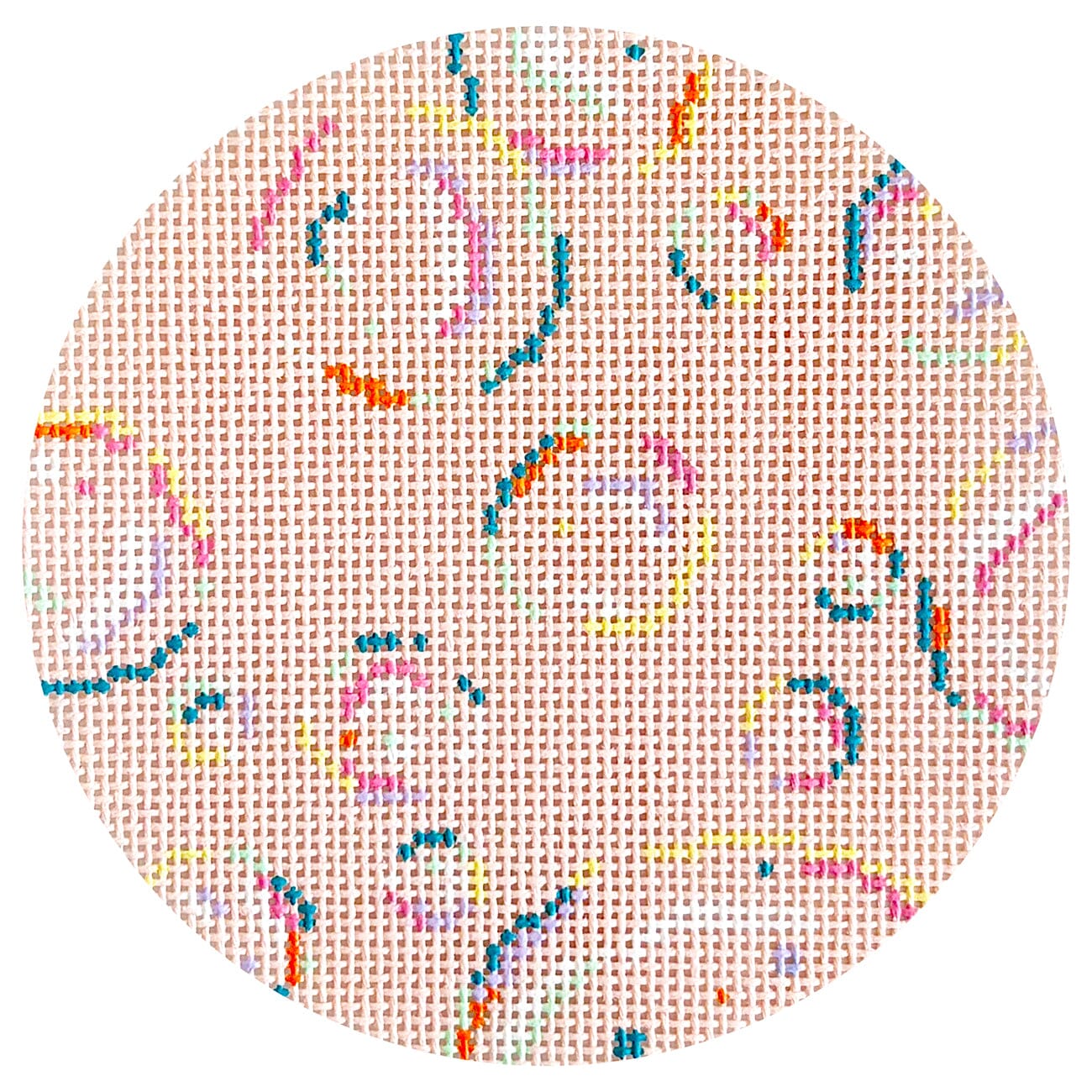 Bubbles Ornament, no Wand Painted Canvas The Gingham Stitchery  - 1