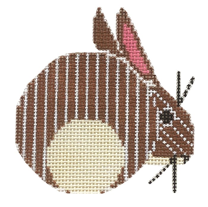 Bunny Ornament Painted Canvas Charley Harper 
