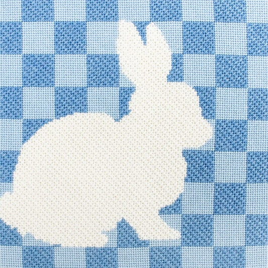 Bunny Stencil - Blue Kit Kits Two Sisters Needlepoint 