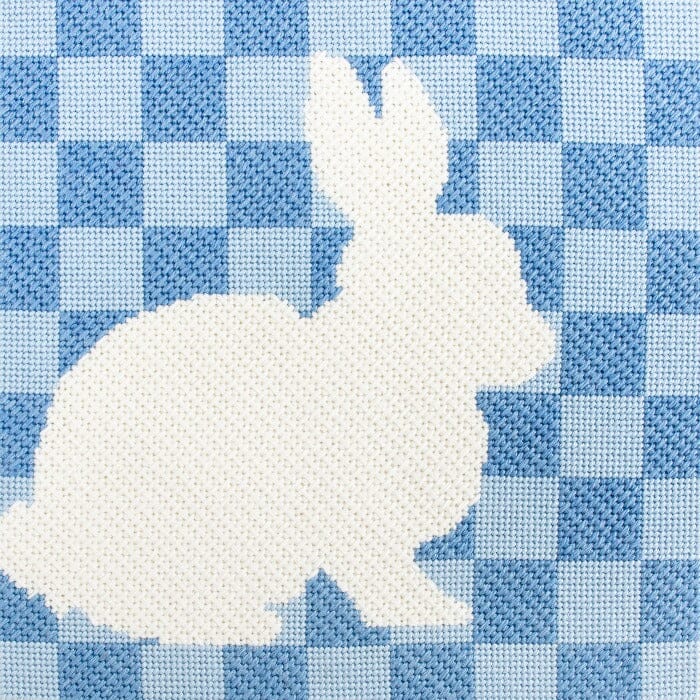 Bunny Stencil   Blue Kit Kits Two Sisters Needlepoint 
