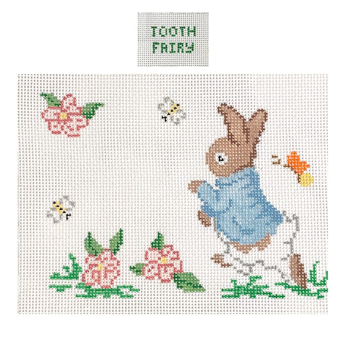 Bunny Tooth Fairy Pillow Painted Canvas Canvas Connection 