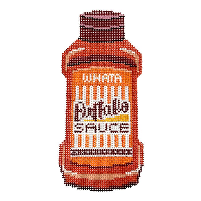 Burger Buffalo Sauce Painted Canvas C'ate La Vie 
