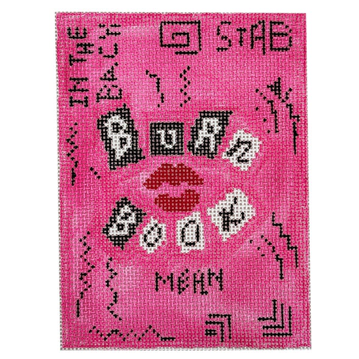 Burn Book Painted Canvas Jessica Tongel Designs  - 1
