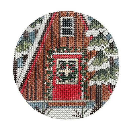 Cabin in the Woods Painted Canvas Alice Peterson Company 