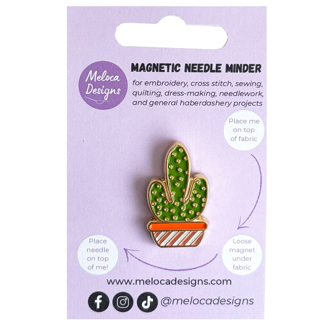 Cactus Needleminder Accessories Meloca Designs  - 1