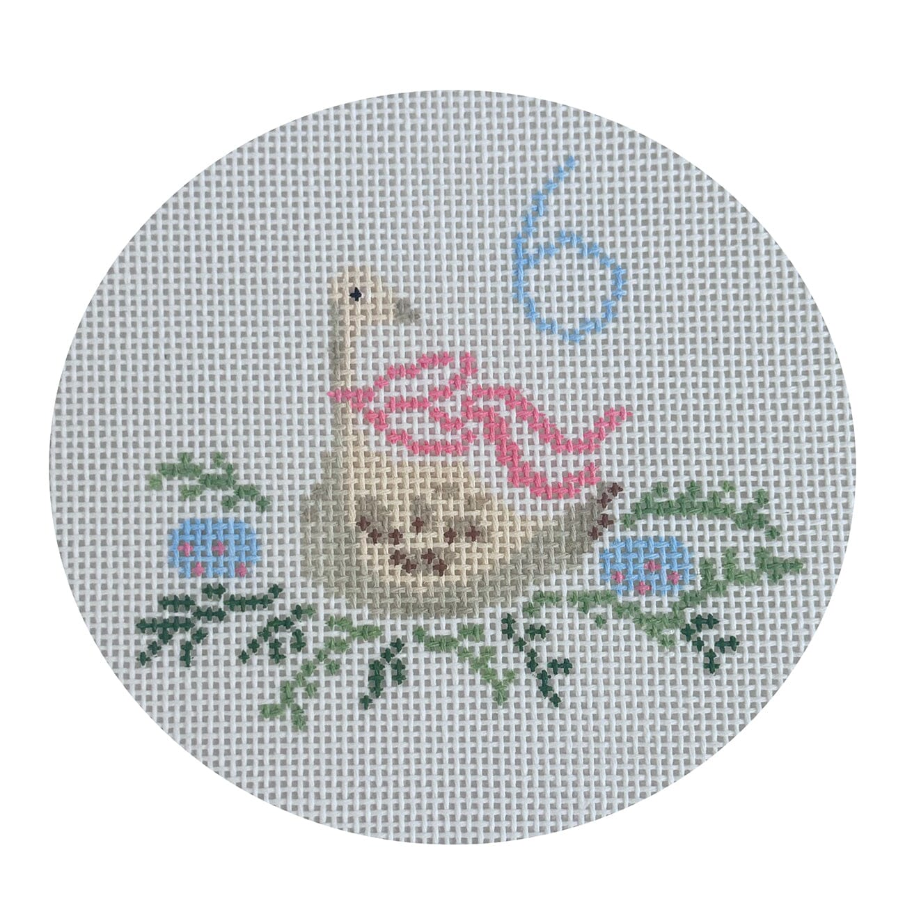 Camilla 12 Days   Day 6 Geese Painted Canvas Camilla Moss  - 1