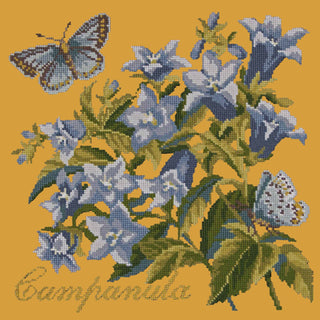 Campanula Needlepoint Kit Kits Elizabeth Bradley Design Yellow 
