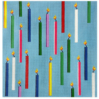 Candle Pillow Painted Canvas The Gingham Stitchery 
