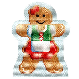 Candy Cottage Add On   Gingerbread Girl Printed Canvas Kirk & Bradley 
