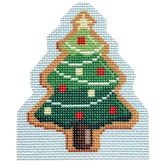 Candy Cottage Add On   Tree Printed Canvas Needlepoint To Go 
