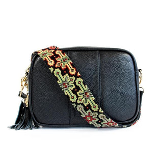Caspian Crossbody Strap Printed Canvas Two Sisters Needlepoint 
