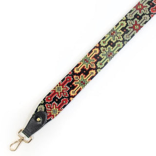 Caspian Crossbody Strap Printed Canvas Two Sisters Needlepoint 
