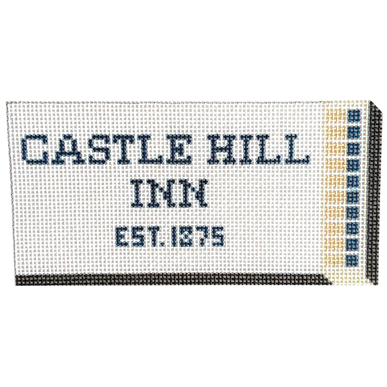 Castle Hill Inn Matchbox Ornament Painted Canvas Spruce Street Studio  - 1