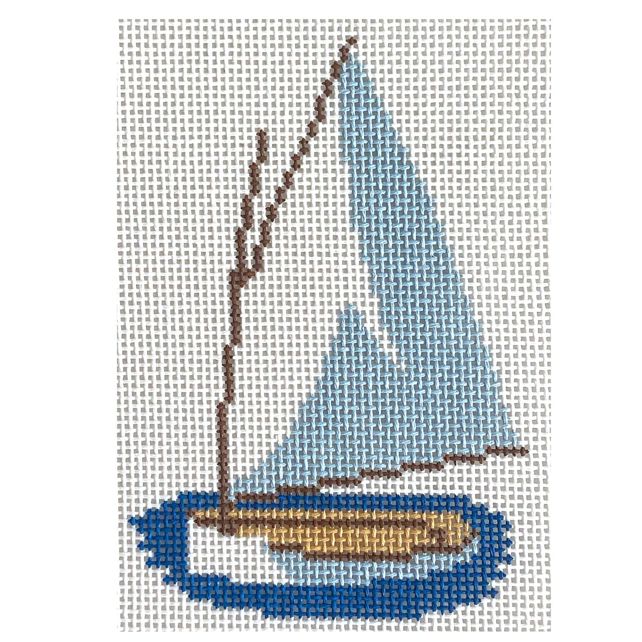 Catboat Painted Canvas Morgan Julia Designs  - 1