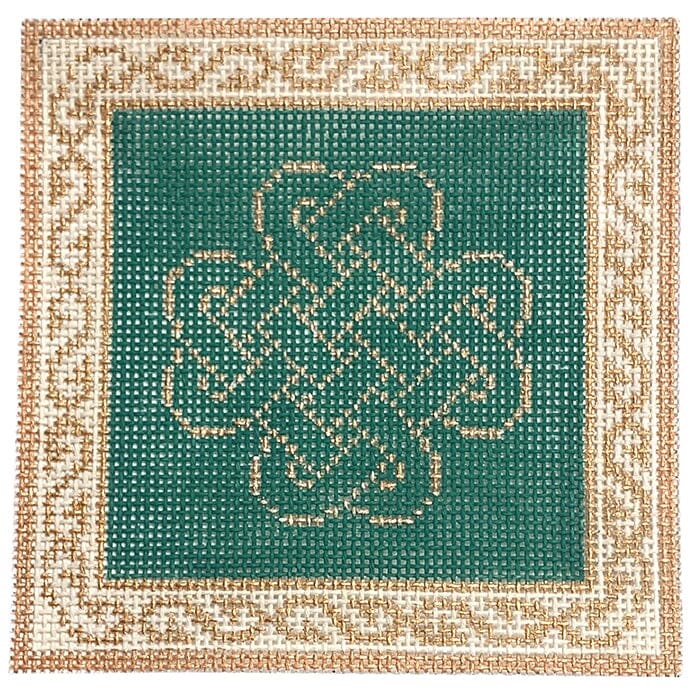 Celtic Green Painted Canvas Funda Scully 