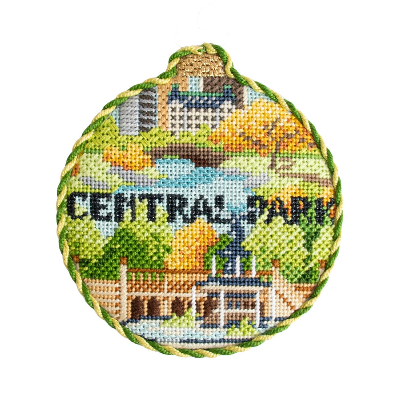 Central Park with Stitch Guide Painted Canvas Kirk & Bradley  - 2
