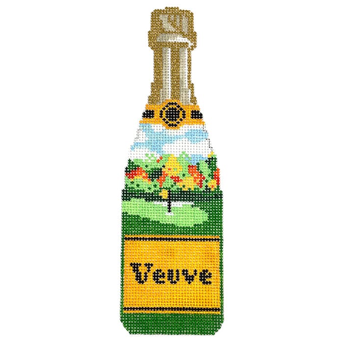 Champagne Bottle - Fall Masters Painted Canvas C'ate La Vie 