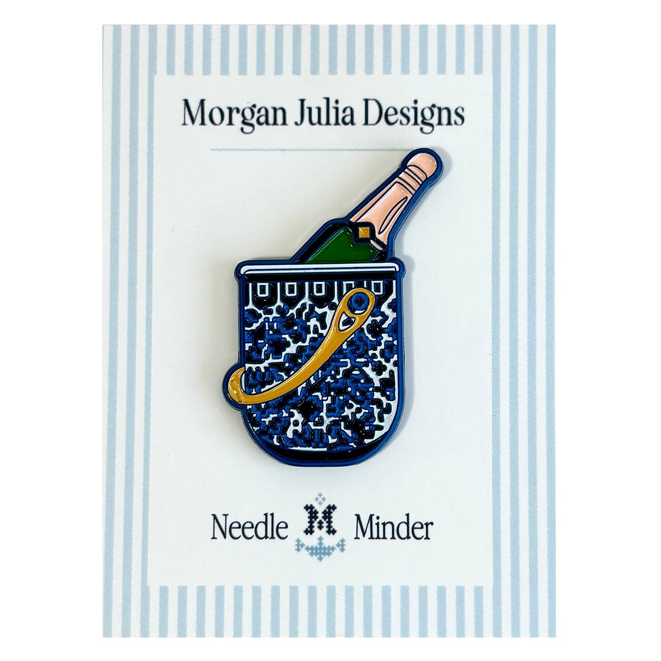 Champagne Bucket Ginger Jar Needleminder Accessories Morgan Julia Designs 
