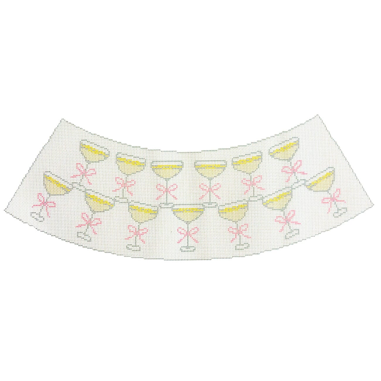 Champagne Tower Lampshade Painted Canvas Penny & Penny and Company  - 1