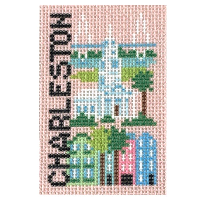 Charleston Bag Charm Insert Printed Canvas Kirk & Bradley 