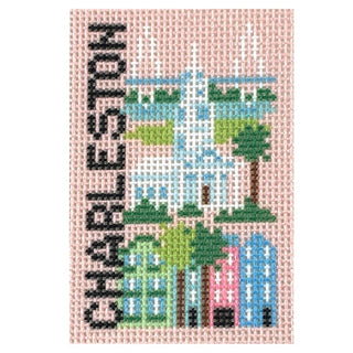 Charleston Bag Charm Insert Printed Canvas Kirk & Bradley 
