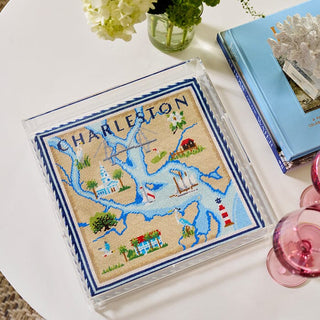 Charleston Map on 18 Kit Kit Needlepoint To Go 
