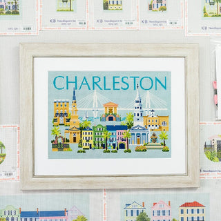 Charleston Travel Pillow Kit Kits Needlepoint To Go 
