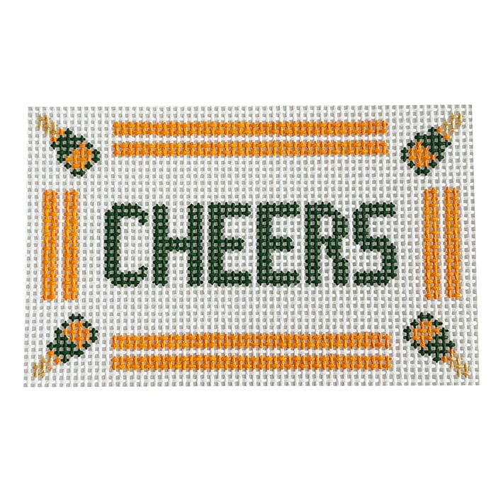 CHEERS Canvas Painted Canvas Goodpoint Needlepoint 