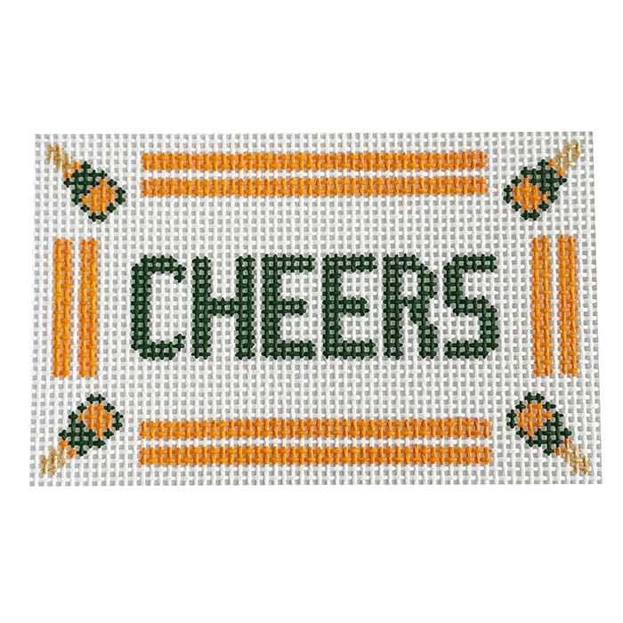 CHEERS Canvas Painted Canvas Goodpoint Needlepoint  - 1