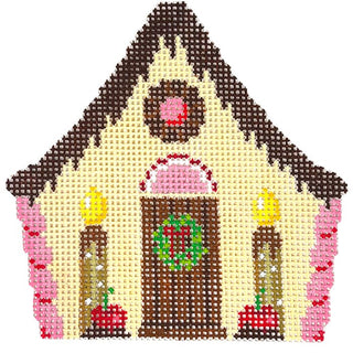 Cherry and Chocolate House Painted Canvas Susan Roberts Needlepoint Designs Inc. 
