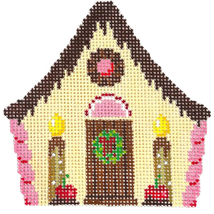 Cherry and Chocolate House Painted Canvas Susan Roberts Needlepoint Designs Inc. 
