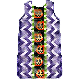 Chevron/Jack Mini Shift Printed Canvas Two Sisters Needlepoint 
