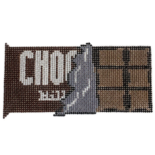 Chocolate Bar Painted Canvas Fire and Iris 