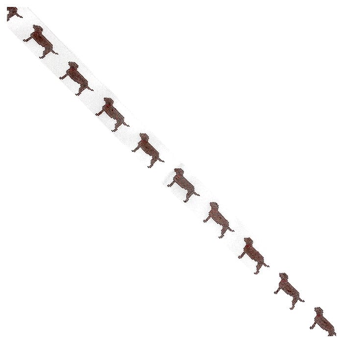 Chocolate Lab Profile Belt Painted Canvas Kristine Kingston  - 1